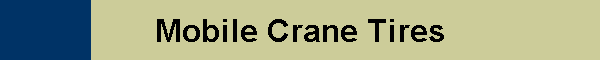 Mobile Crane Tires